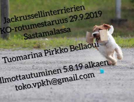 TOKO-rotumestaruus Sastamalassa 29.9.2019